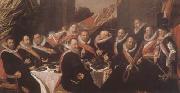 Banquet of the Officers of the St George Civic Guard in Haarlem (mk08) Frans Hals